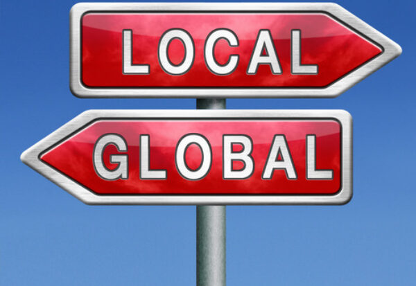 global or local national or international impact services business or world market economic globalization